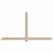 Ekena Millwork Eugene Smooth Timber Gable Bracket, Douglas Fir, 108"W x 58"H x 1 1/2"D x 5 1/2"F, 13/12 Pitch GBW108X58X0206EUG00SDF - alternate 1